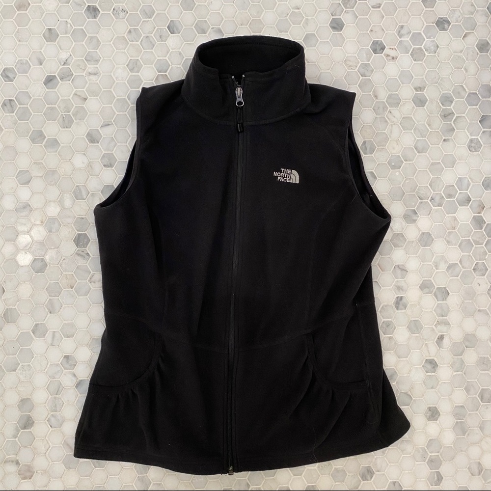 North Face Fleece Vest Black